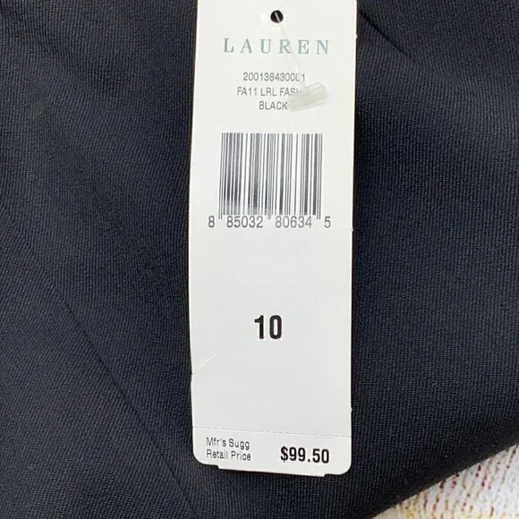 Lauren Ralph Lauren Black Skirt w/ Peplum Detail - Picture 4 of 5